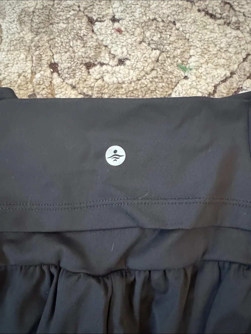 HALARA High-Waist Flowy Athletic Shorts in Black